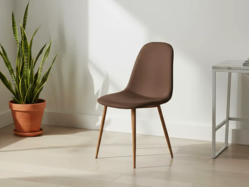 Joey Dining Chair in Brown Color